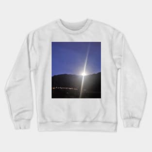 Full Moon over the Alps Crewneck Sweatshirt